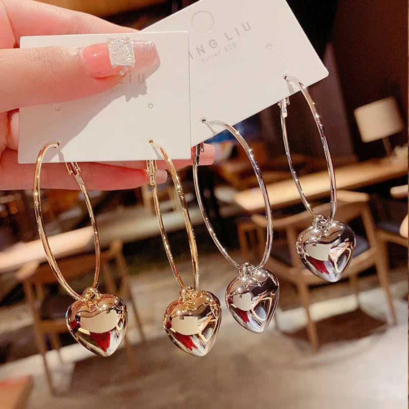 Crystal Heart Earrings